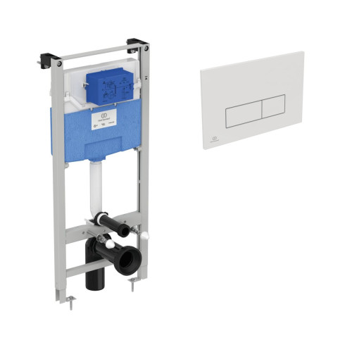 Инсталляция для унитаза Ideal Standard Prosys Frame 120 M + белая кнопка смыва