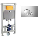 Инсталляция для унитаза OLI OLI80 + клавиша смыва Globe хром [885111+152950]