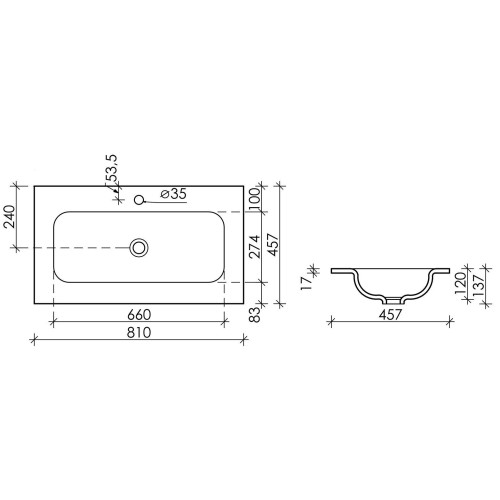 Тумба подвесная Фаворит оружейная сталь с керамическим умывальником CN-11
