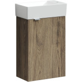 Sancos тумба подвесная под раковину Mini Дуб Чарльстон MN35ECHR правая