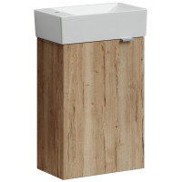 Sancos тумба подвесная под раковину Mini Дуб Галифакс MN35EGL левая Sancos тумба подвесная под раковину Mini Дуб Галифакс MN35EGL левая