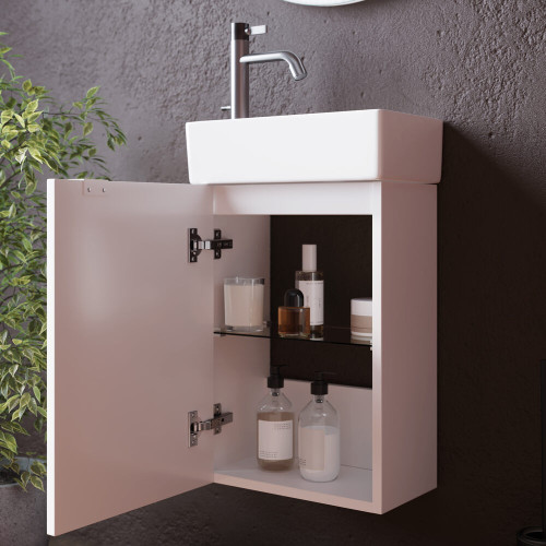 Sancos тумба подвесная под раковину Mini MN35WL левая-5