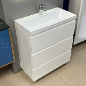 Тумба напольная Classica Slim 3 ящика с умывальником