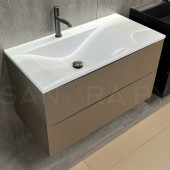 Тумба подвесная Дакота 90 Ral 7006 с умывальником купить в Минске