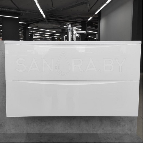 Тумба подвесная Дакота с умывальником-1