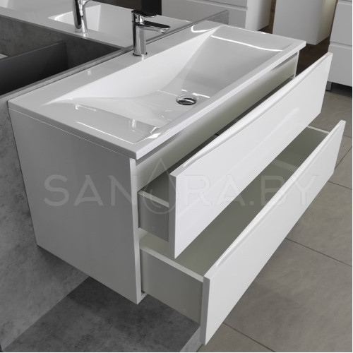 Тумба подвесная Дакота с умывальником-4