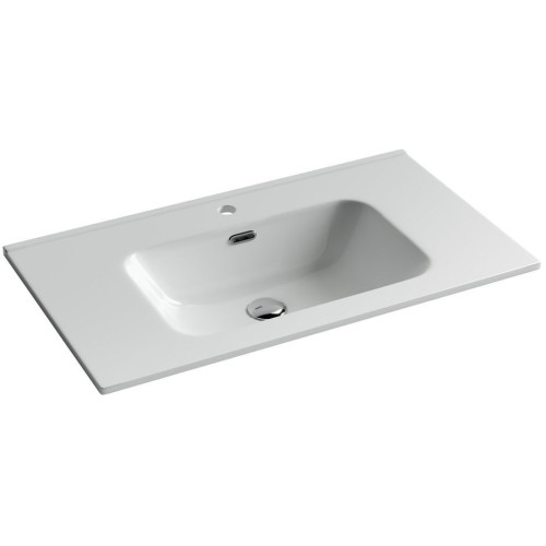 Тумба подвесная Фаворит с керамическим умывальником-9