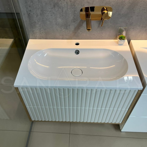 Тумба подвесная Верона с умывальником-2