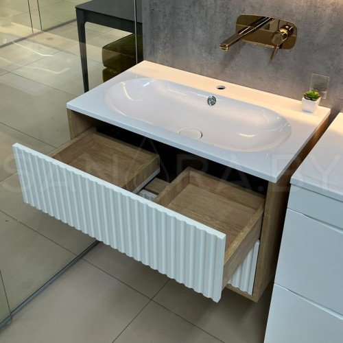 Тумба подвесная Верона с умывальником-4