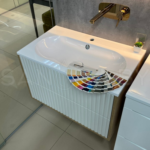 Тумба подвесная Верона с умывальником-3