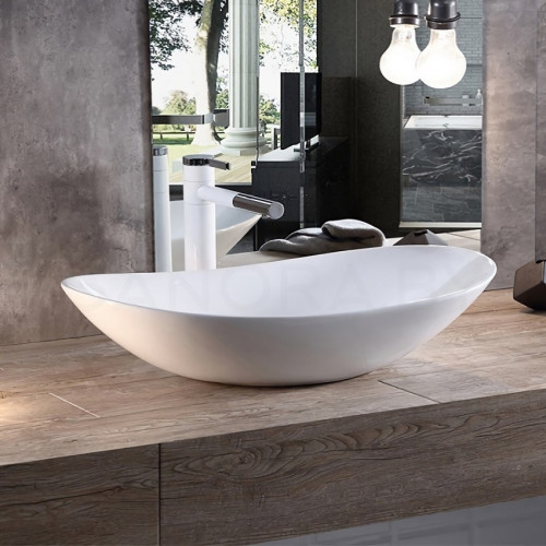 Раковина CeramaLux 7811A белая-2