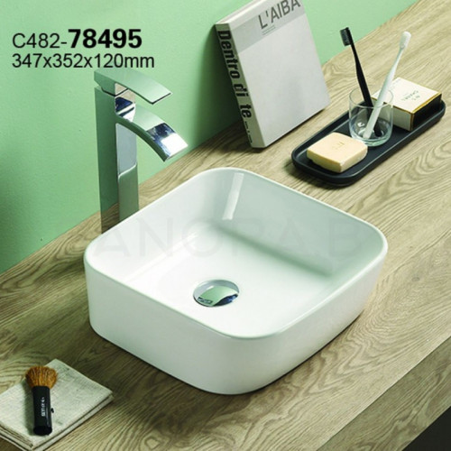 Накладной умывальник CeramaLux 78495-1