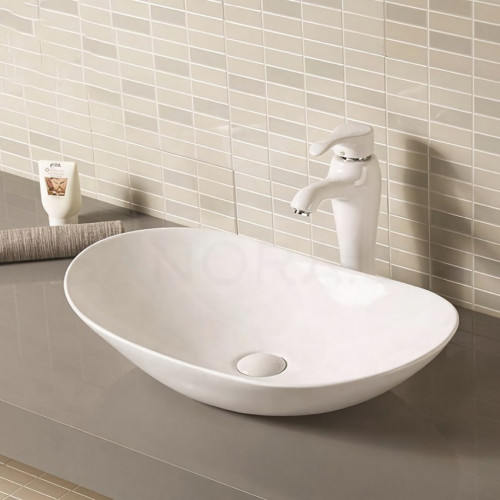 Раковина CeramaLux 7811A белая-3