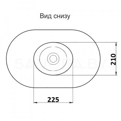 Раковина CeramaLux 7811A белая-8