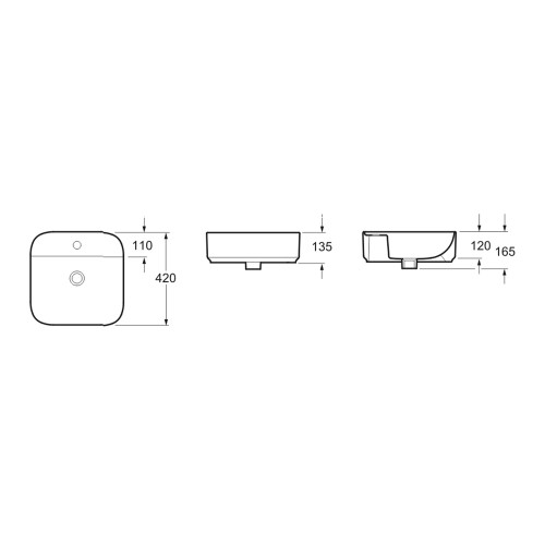 Раковина Lavinia Boho Bathroom Sink Slim 33311007-4
