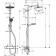Душевая система Hansgrohe Crometta S 240 1jet Showerpipe хром, с термостатом 27267000