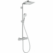 Душевая система Hansgrohe Crometta Е 240 1jet Showerpipe хром, с термостатом 27271000 купить в Минске