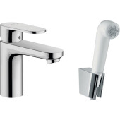 Смеситель Hansgrohe Vernis Blend 100 с гигиеническим душем 71215000 купить в Минске