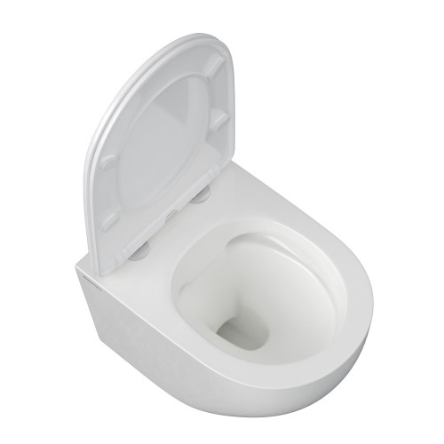 Унитаз подвесной Berges Okus Rimless 081127 с сиденьем, безободковый-2