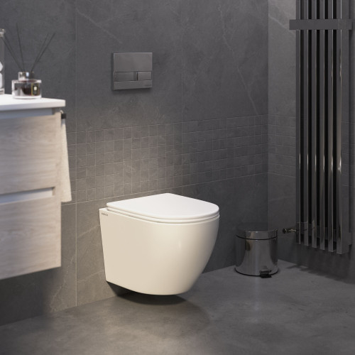 Унитаз подвесной Berges Okus Rimless 081127 с сиденьем, безободковый-7