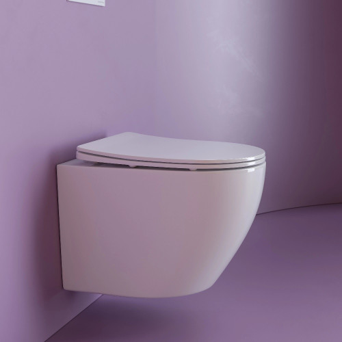 Унитаз подвесной CeramicaNova Uno Rimless CN11001 с сиденьем микролифт-2