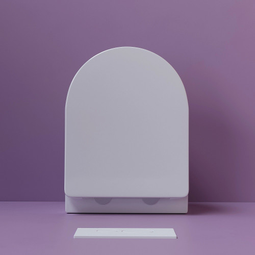 Унитаз подвесной CeramicaNova Uno Rimless CN11001 с сиденьем микролифт-7