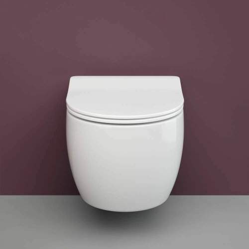 Унитаз подвесной CeramicaNova Play CN3001 с сиденьем микролифт-3