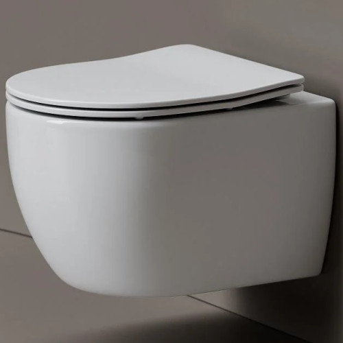 Унитаз подвесной CeramicaNova Play CN3001T (смыв торнадо) с сиденьем микролифт-1