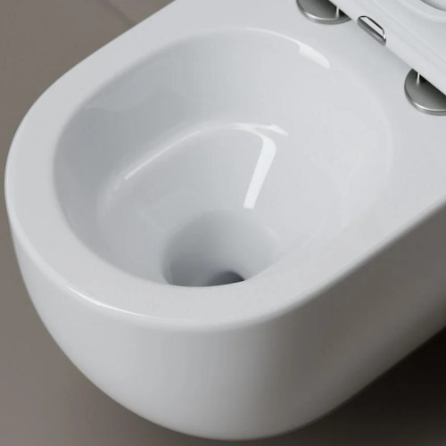 Унитаз подвесной CeramicaNova Play CN3001T (смыв торнадо) с сиденьем микролифт-4