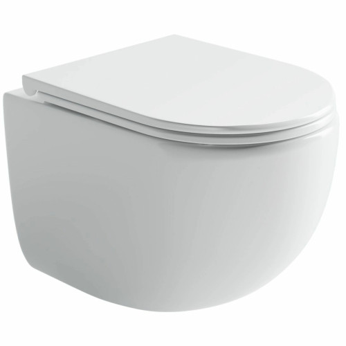 Унитаз подвесной CeramicaNova Up CN4007 (смыв торнадо) с сиденьем микролифт