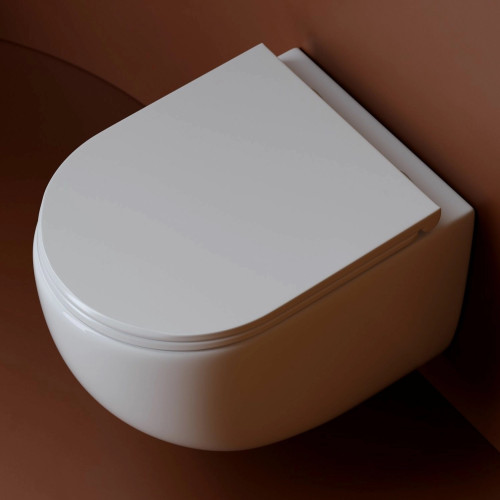 Унитаз подвесной CeramicaNova Up CN4007 (смыв торнадо) с сиденьем микролифт-1