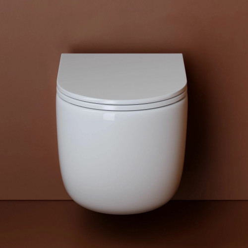 Унитаз подвесной CeramicaNova Up CN4007 (смыв торнадо) с сиденьем микролифт-4