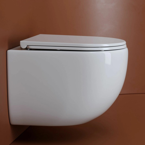 Унитаз подвесной CeramicaNova Up CN4007 (смыв торнадо) с сиденьем микролифт-5