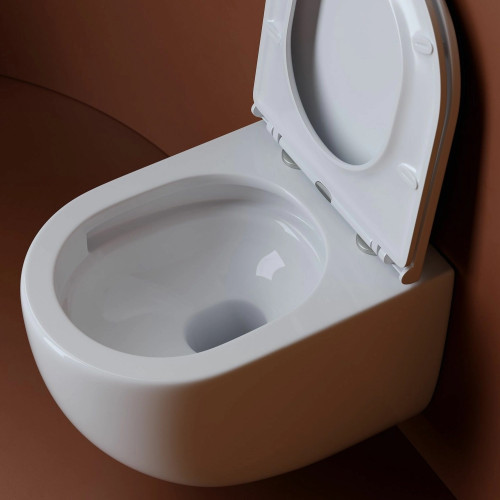 Унитаз подвесной CeramicaNova Up CN4007 (смыв торнадо) с сиденьем микролифт-6