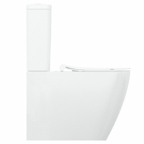 Напольный пристенный безободковый унитаз Ideal Standard i.Life S, T500001+T473501+T532901-1