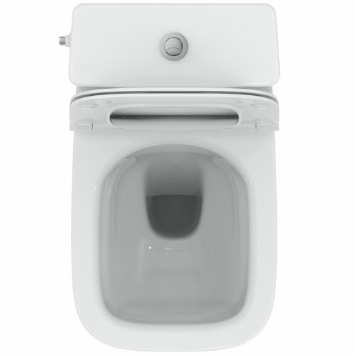 Напольный пристенный безободковый унитаз Ideal Standard i.Life S, T500001+T473501+T532901-4