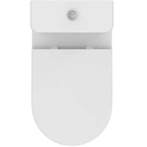 Напольный пристенный безободковый унитаз Ideal Standard Elisse T569601 с бачком и сиденьем-2