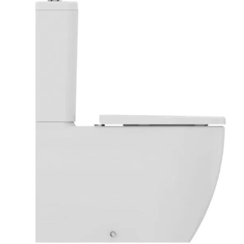 Напольный пристенный безободковый унитаз Ideal Standard Elisse T569601 с бачком и сиденьем-1