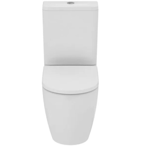Напольный пристенный безободковый унитаз Ideal Standard Elisse T569601 с бачком и сиденьем-5