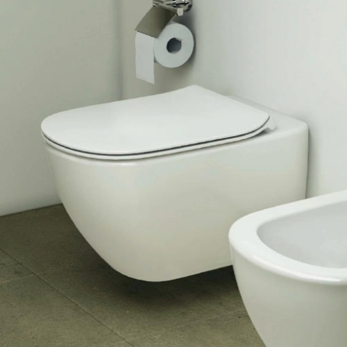 Унитаз подвесной Ideal Standard Tesi Aquablade T007901 + сиденье тонкое Soft-close-8