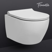 Подвесной унитаз Pestan Fluenta Turbo 360° с пневмокрышкой 40013803 + 40013801 купить в Минске