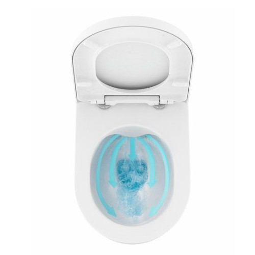 Унитаз подвесной Ravak Uni Chrome Rimoff с сиденьем Uni Chrome Slim X01535 + X01550-1