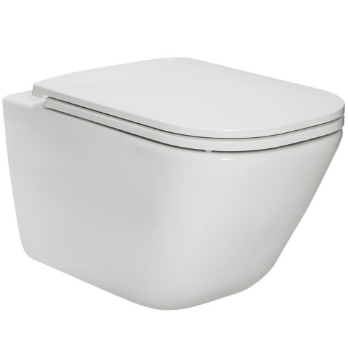 Подвесной унитаз Roca The Gap Clean Rim 34647L000 с пневмокрышкой 801472003