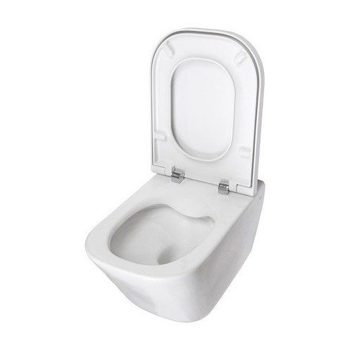 Подвесной унитаз Roca The Gap Clean Rim 34647L000 с крышкой SoftClose 80147200B Supralit®-2