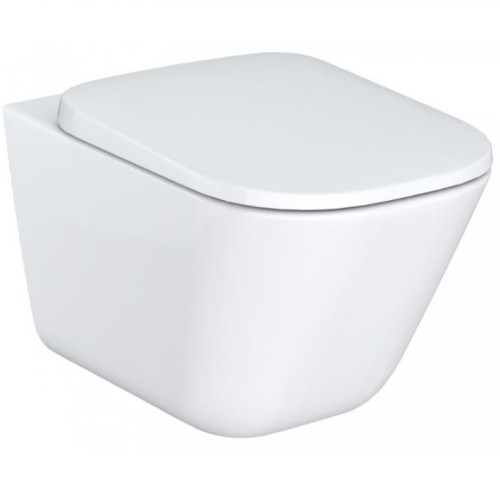 Подвесной унитаз Roca The Gap Clean Rim 34647L000 с пневмокрышкой ZRU9307682