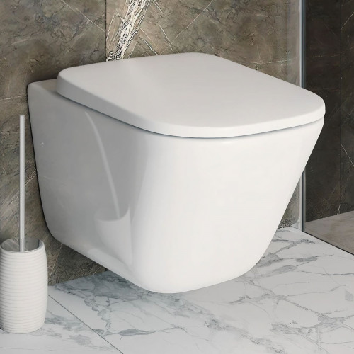 Подвесной унитаз Roca The Gap Clean Rim 34647L000 с пневмокрышкой ZRU9307682-2