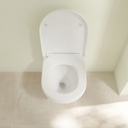 Подвесной унитаз Villeroy&Boch Subway 3.0 4670TS01 с технологией TwistFlush, с сиденьем SoftClose-5