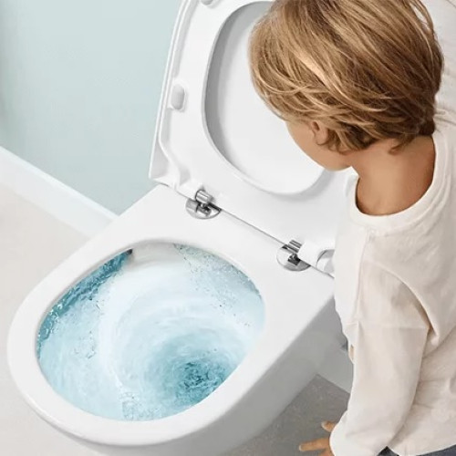 Подвесной унитаз Villeroy&Boch Subway 3.0 4670TS01 с технологией TwistFlush, с сиденьем SoftClose-10