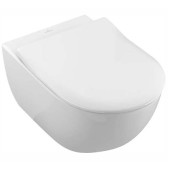 Подвесной унитаз Villeroy&Boch Subway 2.0 5614R001 с технологией DirectFlush, с тонким сиденьем SoftClose купить в Минске