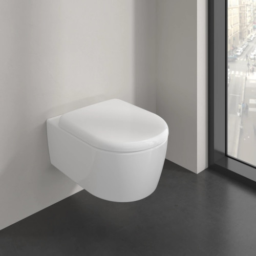 Подвесной унитаз Villeroy&Boch Skyla 5656CL01 с технологией TwistFlush, с сиденьем SoftClose-1